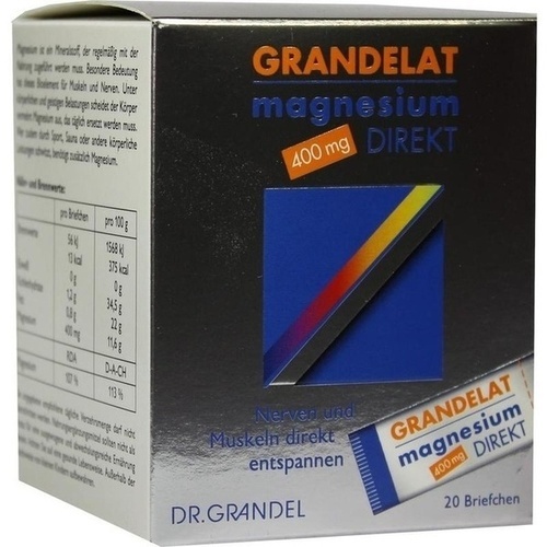 MAGNESIUM DIREKT 400 mg Grandelat Pulver 20 St  