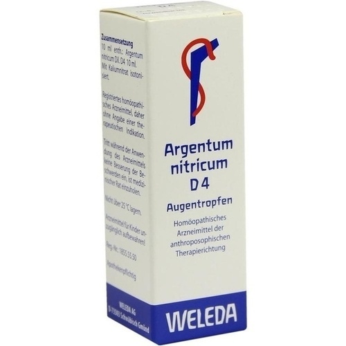 ARGENTUM NITRICUM D 4 Augentropfen* 10 ml
