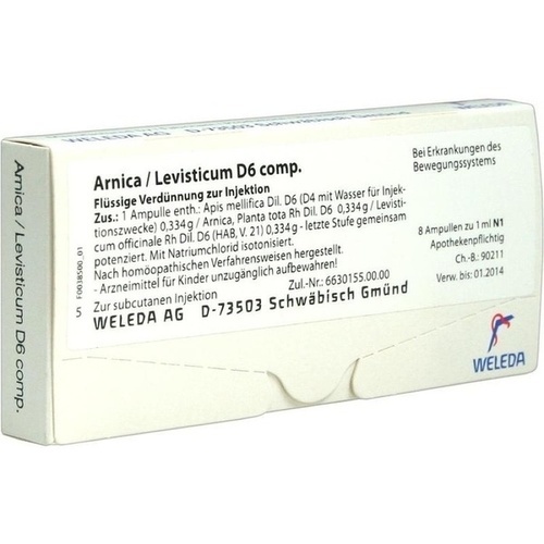 ARNICA/LEVISTICUM D 6 comp. Ampullen