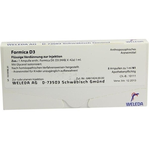 FORMICA D 3 Ampullen* 8x1 ml