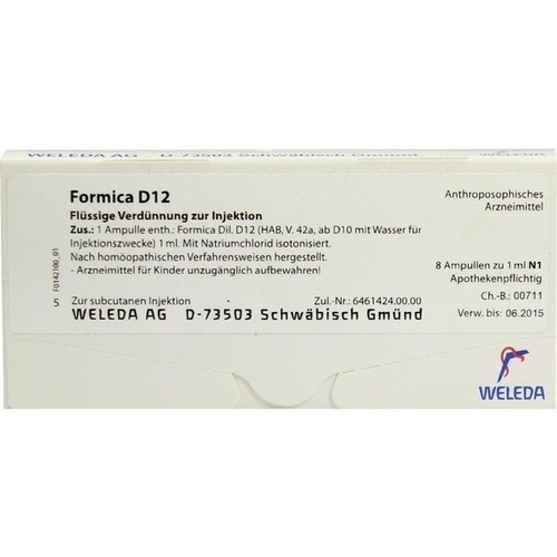 FORMICA D 12 Ampullen* 8x1 ml