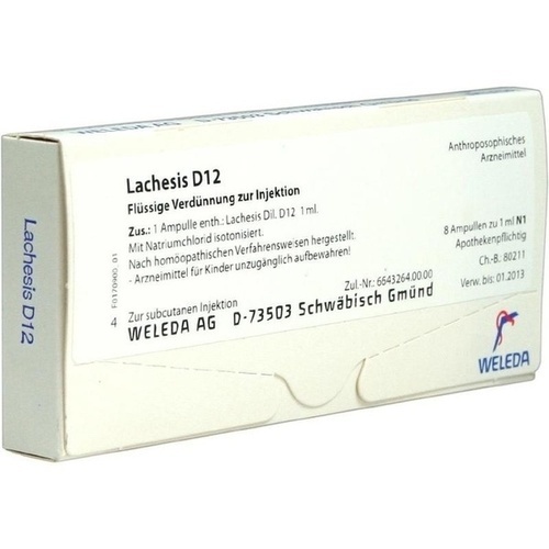 LACHESIS D 12 Ampullen* 8x1 ml