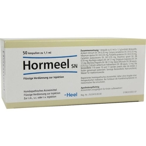 HORMEEL SN Ampullen 50 St PZN 01675987 besamex.de