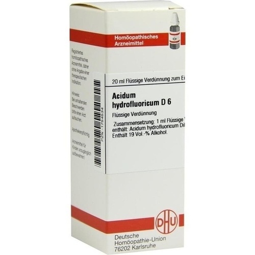 ACIDUM HYDROFLUORICUM D 6 Dilution* 20 ml