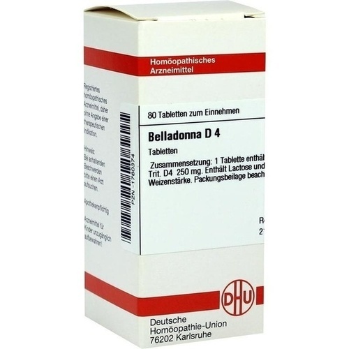 BELLADONNA D 4 Tabletten* 80 St