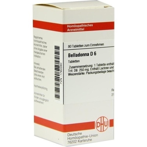 BELLADONNA D 6 Tabletten* 80 St
