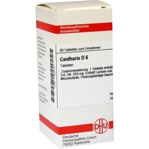 CANTHARIS D 6 Tabletten* 80 St