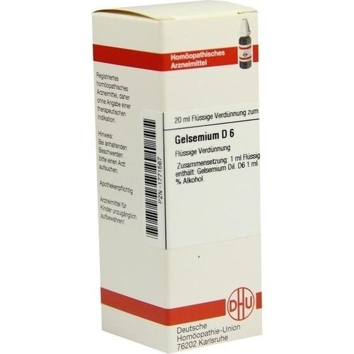 GELSEMIUM D 6 Dilution* 20 ml