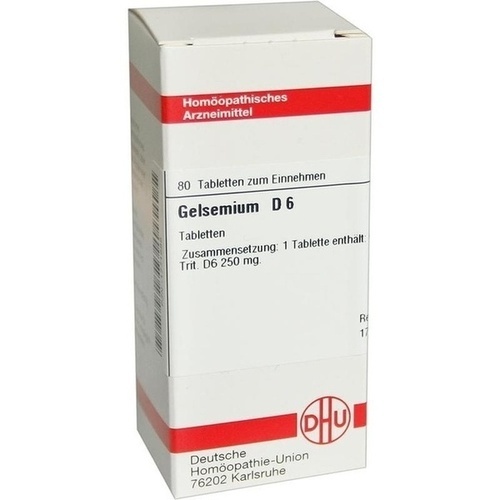 GELSEMIUM D 6 Tabletten* 80 St