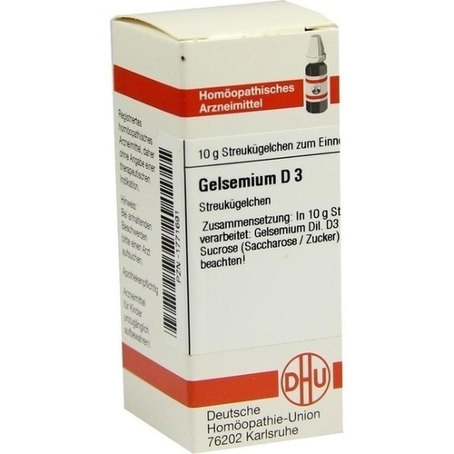 GELSEMIUM D 3 Globuli* 10 g