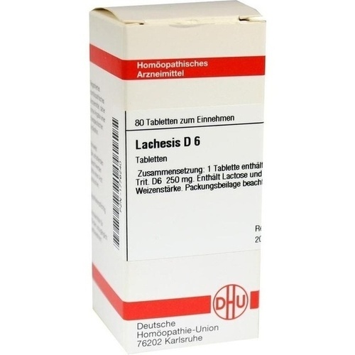 LACHESIS D 6 Tabletten* 80 St