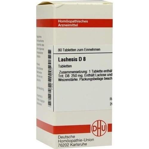LACHESIS D 8 Tabletten* 80 St