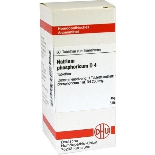 NATRIUM PHOSPHORICUM D 4 Tabletten* 80 St