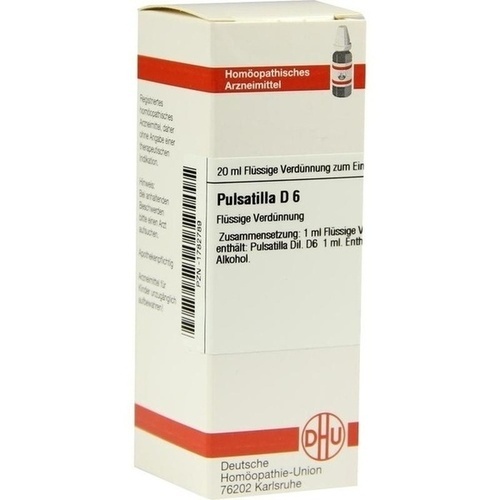 PULSATILLA D 6 Dilution* 20 ml