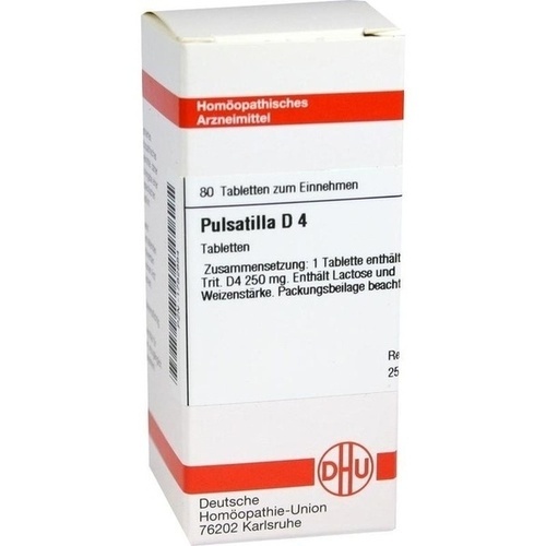 PULSATILLA D 4 Tabletten* 80 St
