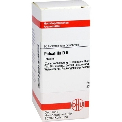 PULSATILLA D 6 Tabletten* 80 St