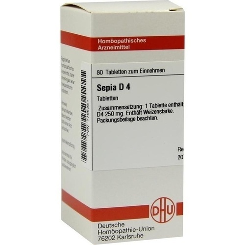 SEPIA D 4 Tabletten* 80 St