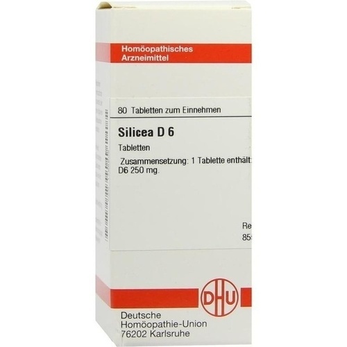 SILICEA D 6 Tabletten* 80 St