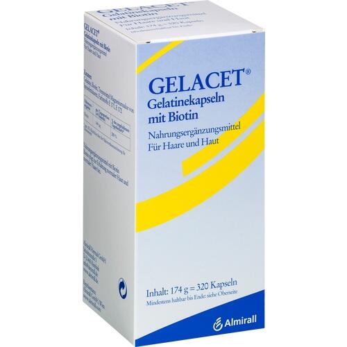 GELACET Gelatinekapseln mit Biotin 320 St  