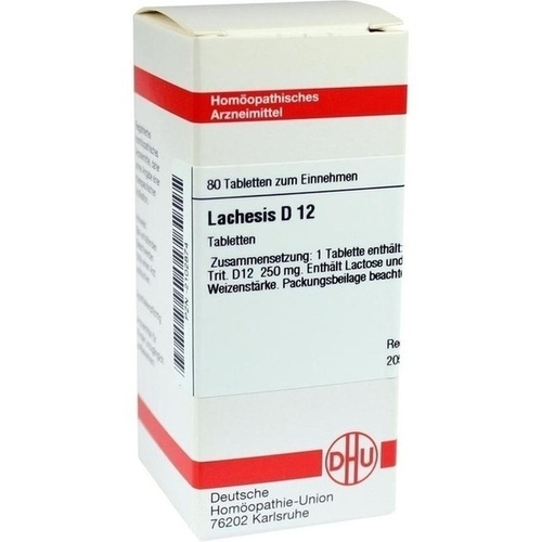 LACHESIS D 12 Tabletten* 80 St