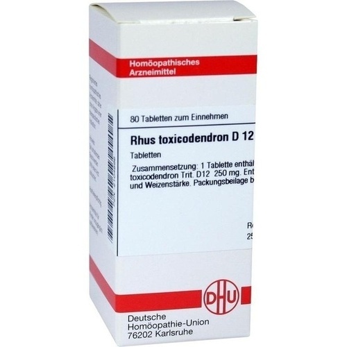 RHUS TOXICODENDRON D 12 Tabletten* 80 St