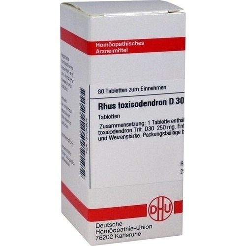 RHUS TOXICODENDRON D 30 Tabletten* 80 St