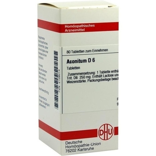 ACONITUM D 6 Tabletten* 80 St