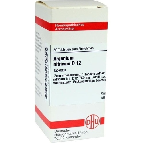 ARGENTUM NITRICUM D 12 Tabletten* 80 St