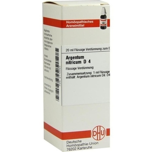 ARGENTUM NITRICUM D 4 Dilution* 20 ml