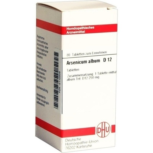 ARSENICUM ALBUM D 12 Tabletten* 80 St