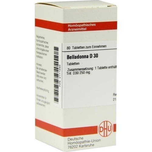 BELLADONNA D 30 Tabletten* 80 St