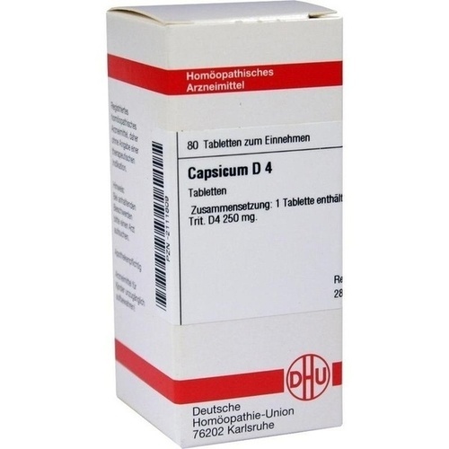 CAPSICUM D 4 Tabletten* 80 St