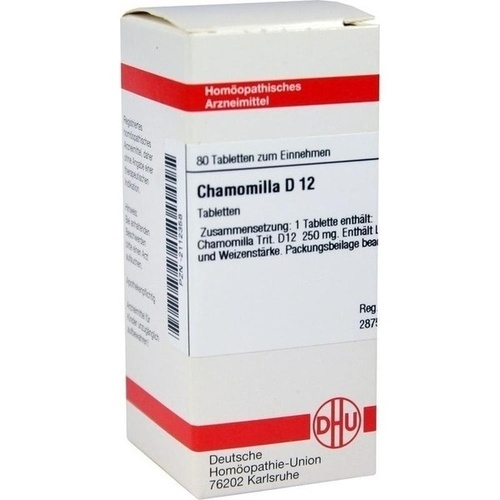 CHAMOMILLA D 12 Tabletten* 80 St