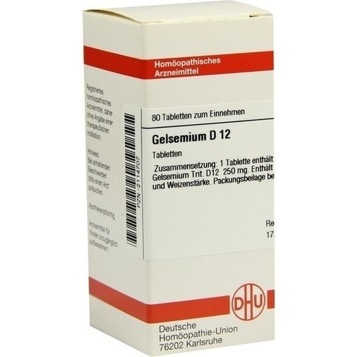 GELSEMIUM D 12 Tabletten* 80 St