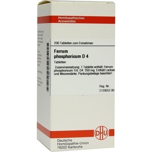 FERRUM PHOSPHORICUM D 4 Tabletten* 200 St