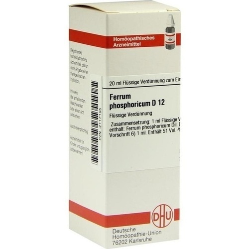 FERRUM PHOSPHORICUM D 12 Dilution* 20 ml