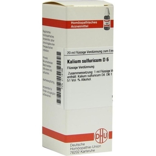 KALIUM SULFURICUM D 6 Dilution* 20 ml