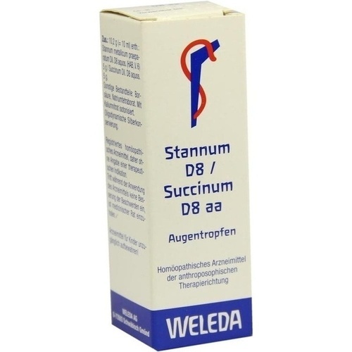 STANNUM D 8 succinum D 8 aa Augentropfen* 10 ml