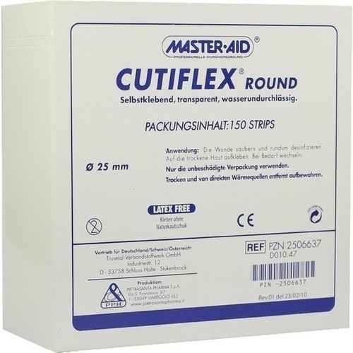 CUTIFLEX Folien-Pflaster round 25 mm Master Aid