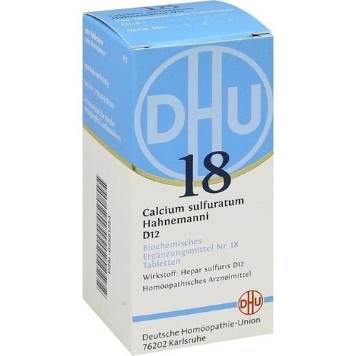 BIOCHEMIE DHU 18 Calcium sulfuratum D 12 Tabletten* 200 St
