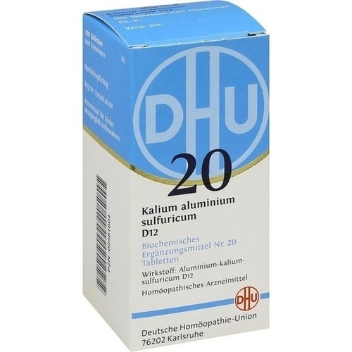BIOCHEMIE DHU 20 Kalium alum. sulfur. D 12 Tabletten