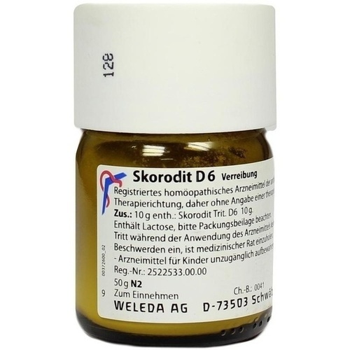 SKORODIT D 6 Trituration SKORODIT D 6 Trituration