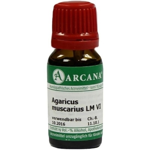 AGARICUS MUSCARIUS LM 6 Dilution 10 ml - Arcana LM-Potenzen ...