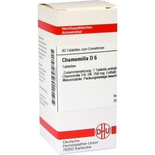 CHAMOMILLA D 6 Tabletten* 80 St