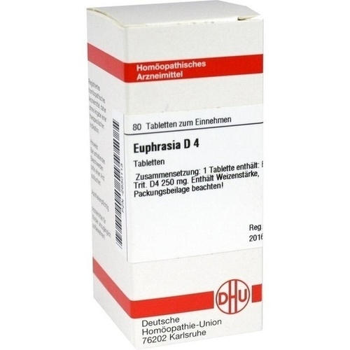 EUPHRASIA D 4 Tabletten* 80 St