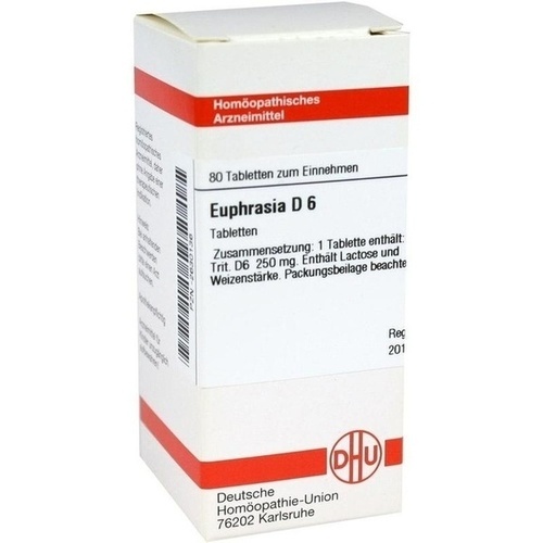 EUPHRASIA D 6 Tabletten* 80 St