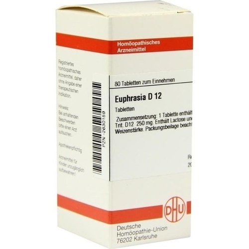 EUPHRASIA D 12 Tabletten* 80 St