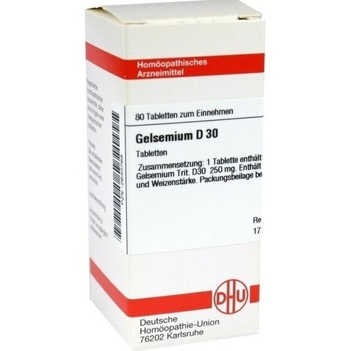 GELSEMIUM D 30 Tabletten* 80 St
