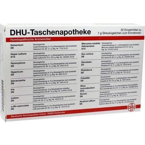 DHU Taschenapotheke Globuli 32X1 g - Sonstige - Homöopathische Mittel -  Alternative Medizin - easyApotheke