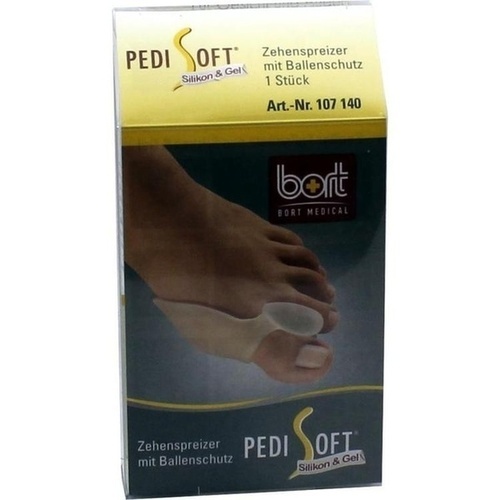 BORT PediSoft Zehenspreizer mit Ballenschutz tran